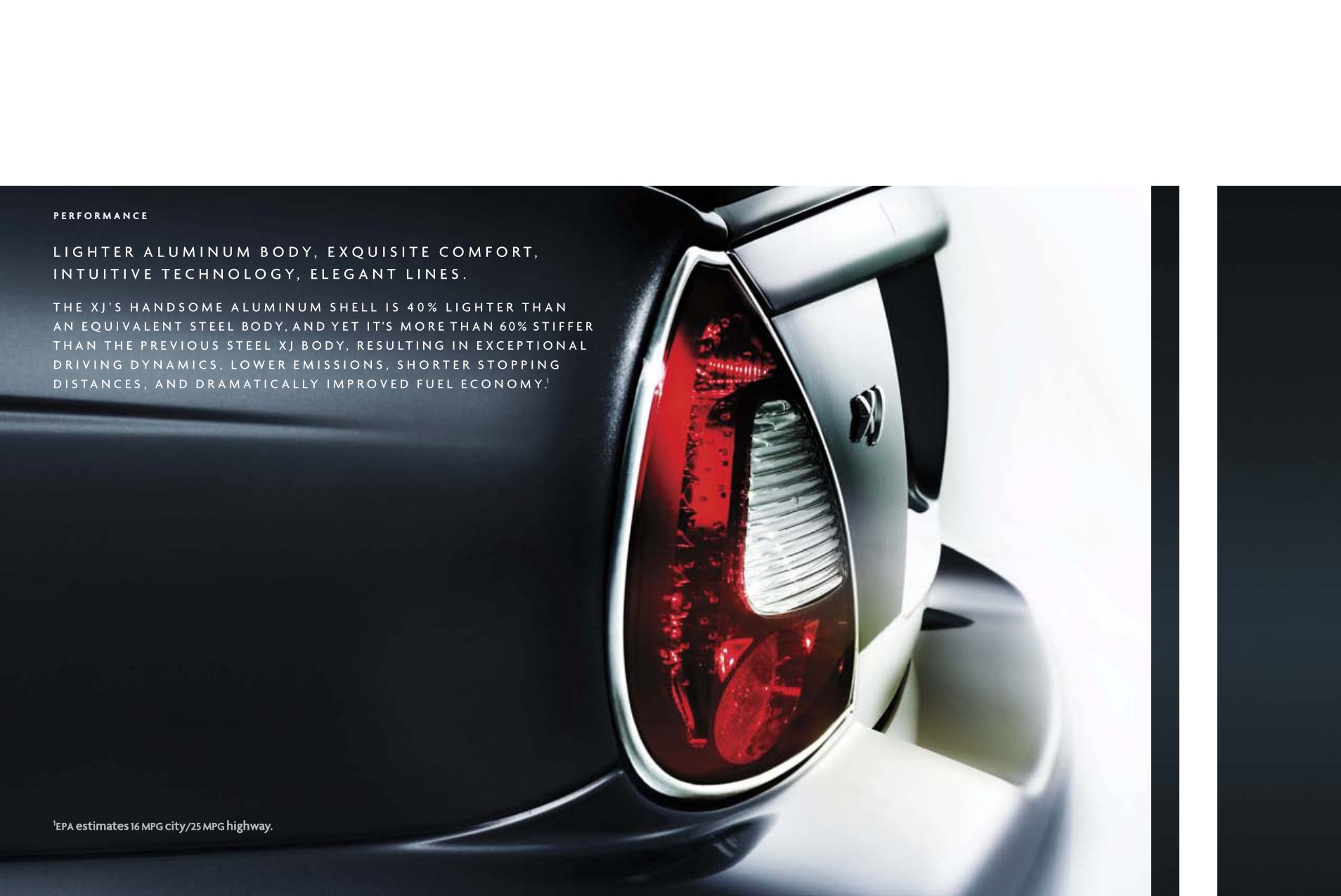 2008 Jaguar XJ Brochure Page 10